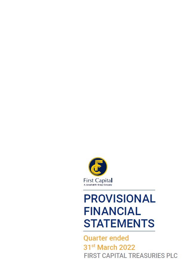 FCT Provisional Financial Statements March 2022