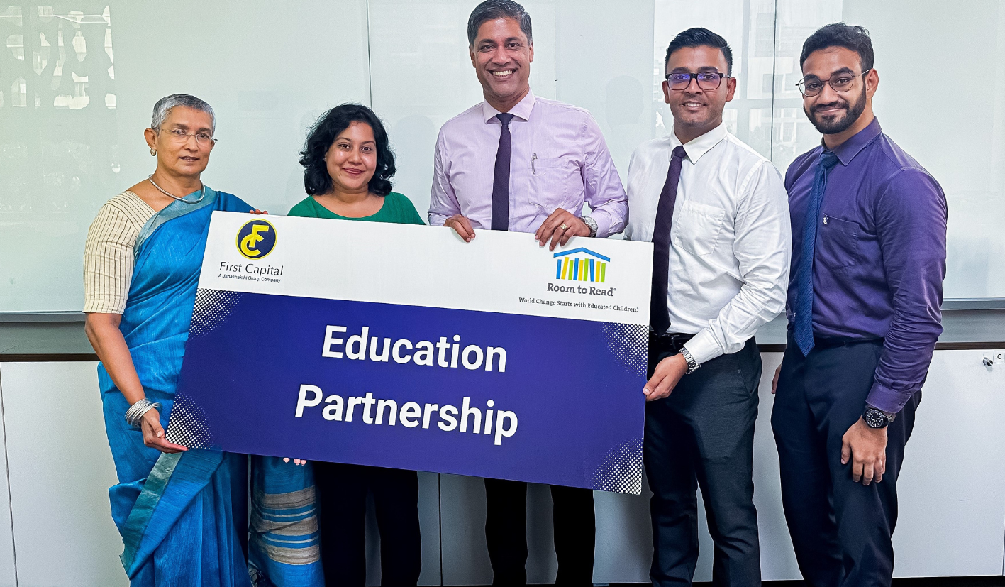 First Capital Empowers Girls’ Education and Literacy in Sri Lanka with Room to Read Sponsorship