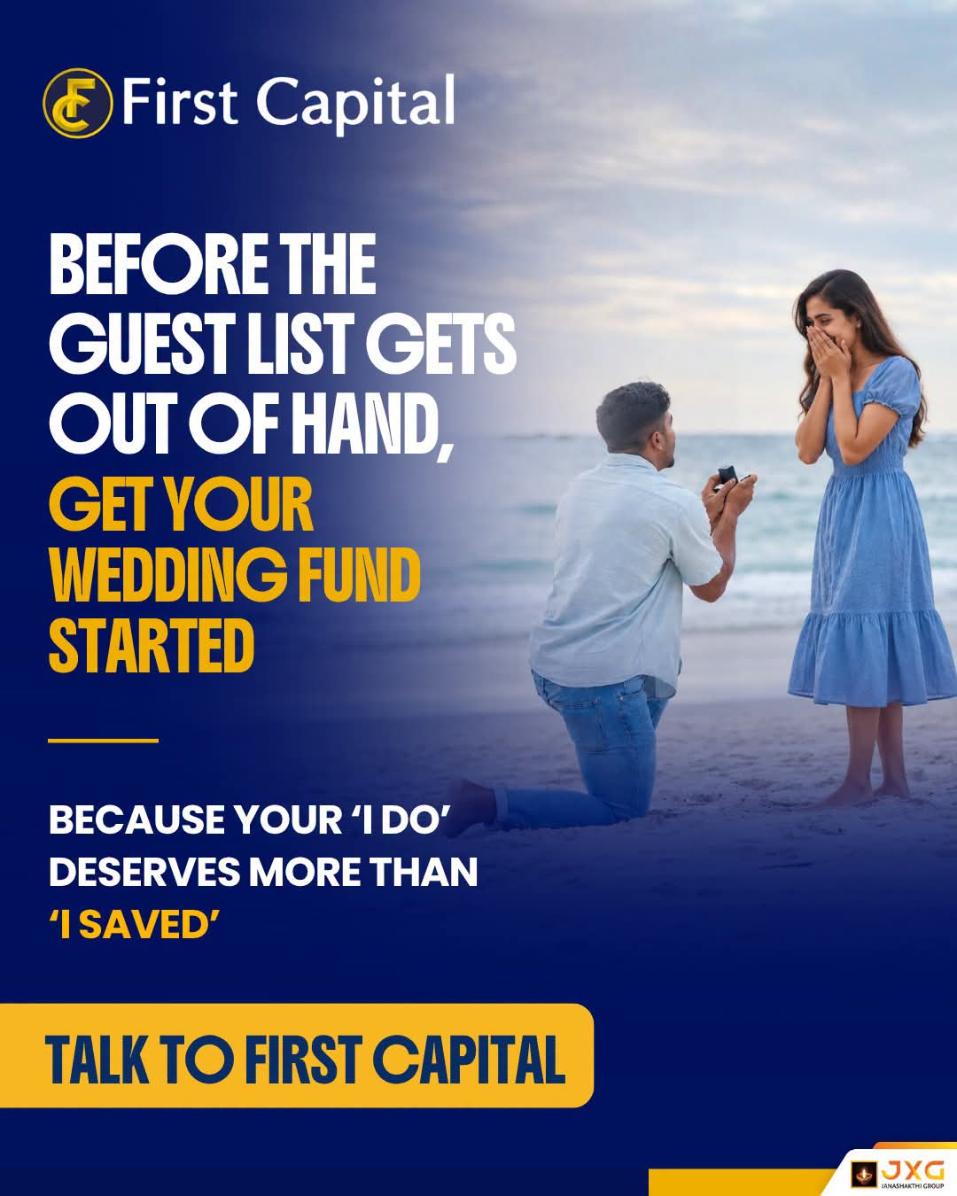 Dream big. Plan today. Build your future together with First Capital.
